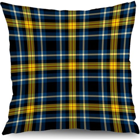 Housse de coussin carreaux décoratifs, décoration canapé intérieur,40×40cm (1/5)