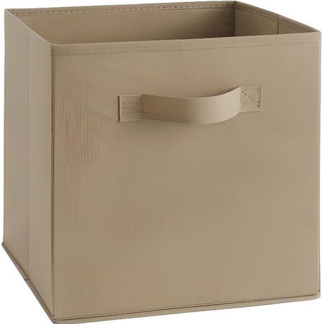 CALICOSY - Lot de 2 cubes en intissé - 28x28x27cm (1/5)