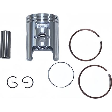 Piston pour Moteur 2 Temps 50cc - Compatible Honda DIO (AF18E, AF28), KYMCO ZX 50 - Pièce de Rechange de Haute Performance (1/4)