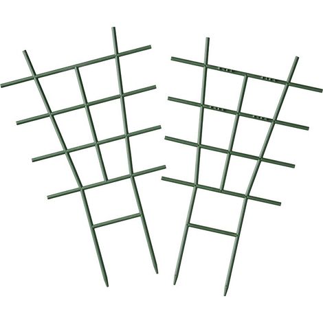 Tuteurs en forme d'échelle pour plantes grimpantes – 37cm vert – Réutilisables pour soutien optimal – Pour espaces intérieurs et extérieurs – Nature