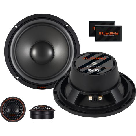Musway MC6.2C - Einzellautsprecher, Durchmesser 165 mm, RMS-Leistung 100 Watt, Impedanz 4 Ohm (1/3)