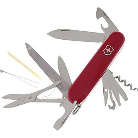 VICTORINOX - Couteau de poche moyen, 21 fonctions, rouge 1.3763 (1/2)