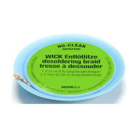 Ersa 0WICKNC2.2 SB trenza para desoldar 1,50 m 2,20 mm