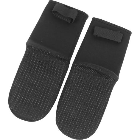 Paire de chaussettes de plongée thermiques 3 mm, antidérapantes et résistantes, avec fermeture velcro, noires. (1/5)