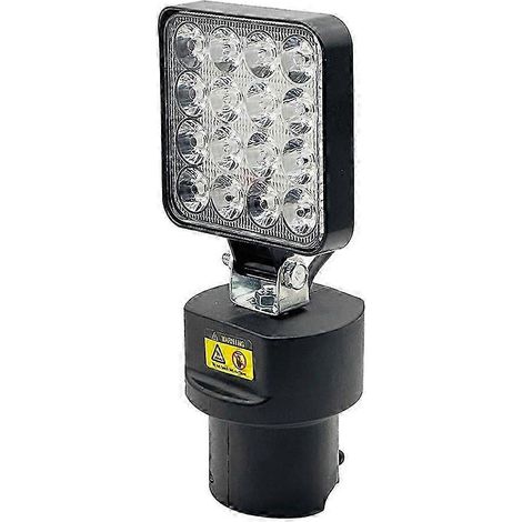 Lampe de travail à 16 LED, projecteur, lampe de poche portable, compatible avec Lomvum, DeYun, ZhiPu, FuGe et autres marques, batterie au lithium 12V BL1013B EK. (1/5)