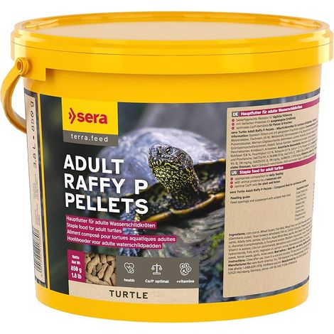 Sera Turtle Adult Raffy P Pellets - Alimento Equilibrado para Tortugas Acuáticas