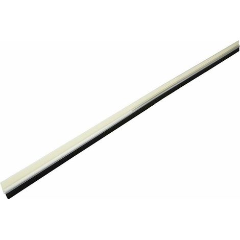 TrAdE Shop Traesio - Asta Parafreddo Paraspifferi Per Porta Adesiva Con Spazzola 100 Cm Trasparente - (1/3)