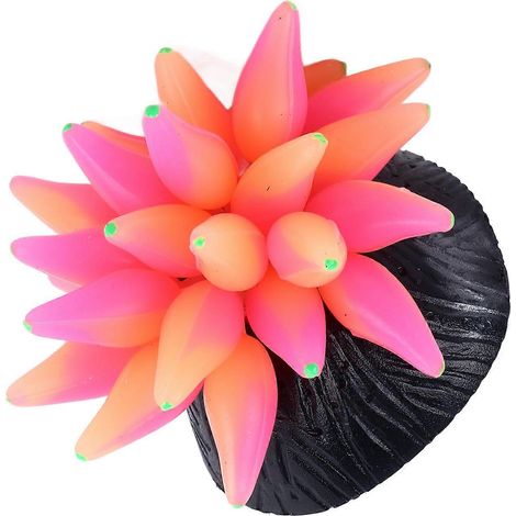 Corail bulle artificiel en silicone pour aquarium, décoration lumineuse pour aquarium. (1/3)
