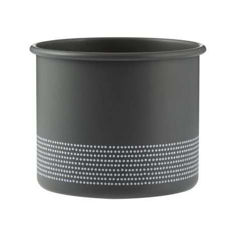 Coprivaso per erbe aromatiche, grigio, monocromatico / Typhoon