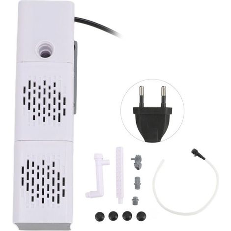 BelleRise - Filtre aquarium – 15 W silencieux – Pluie blanche – 90-180 L (1/5)