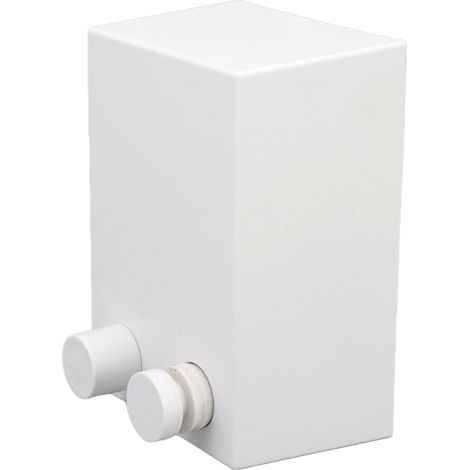 Étendoir à linge rétractable invisible en acier inoxydable robuste pour sécher le linge à l'intérieur et à l'extérieur (blanc)