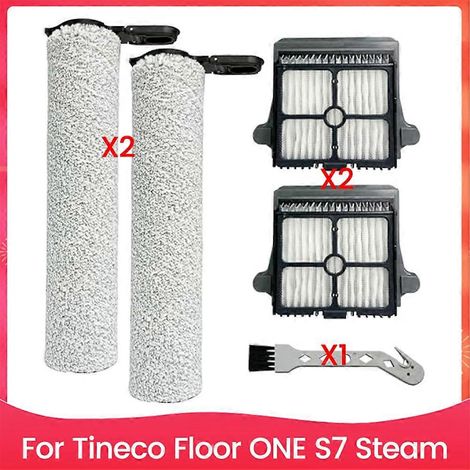 S7 Dampfbürstenwalzen und Filter, Ersatzteile für den Tineco Floor ONE S7 Steam Akku-Nass-Trocken-Staubsauger und Dampfmopp (All-in-One) (1/5)