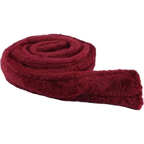 Ersatz-Flanellgürtel für Hotelbademantel, Länge 160–200 cm, weich, atmungsaktiv, bequem, rot (1/5)