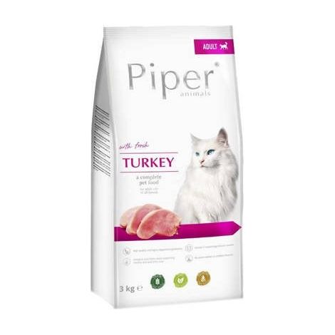 DOLINA NOTECI Piper Animals à la dinde - Croquettes pour chat - 3 kg