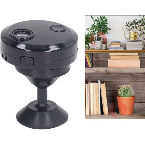 Mini caméra WiFi sans fil 1080p avec vision nocturne infrarouge pour la surveillance de la sécurité domestique et les interventions de sécurité. (1/5)