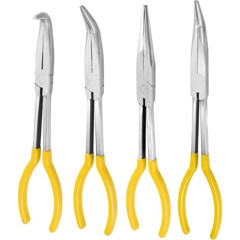 Outils à main Pinces à bec long 4 pièces (1/5)