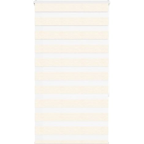 Doppelrollo Marmorbeige 80x150 cm Stoffbreite 75,9 cm Polyester