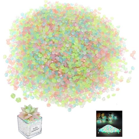Jardin 10000 Pièces Verre Pierres Lumineuses Précieuses Enfants Galets Décoration Couleur (1/5)
