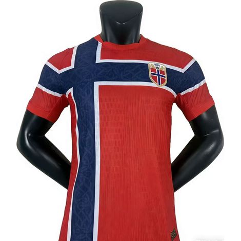 Maillot domicile de l'équipe nationale de Norvège Aero-FIT, variante joueur, saison 26-27 (T-shirt uniquement), taille XXL, sans numéro