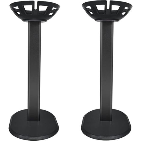 For Apple Homepod Mini/Apple Homepod 2 Holder, Apple Homepod 2 Desktop Stand Holder Accessories, Metal Mats Desk Mat, Smart Home Speaker Accessory Rack (Black, Gj) 2 Pieces (1/5)