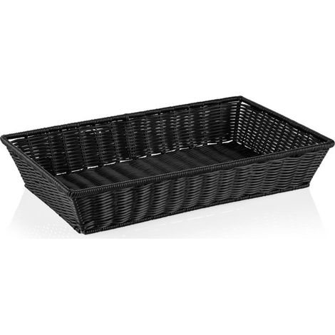 Panier GN 1/1 noir polypropylène inox 18/10 WEAVER PRO - Was Germany (1/2)
