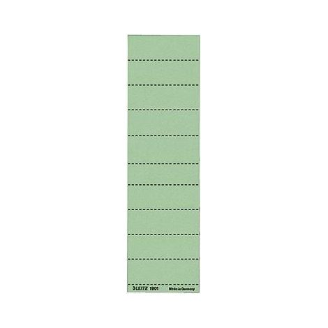 LEITZ Beschriftungsschild Leitz ALPHA® 60 x 21 mm (B x H) 190g/m² Karton grün 100 St./Pack. (1/4)