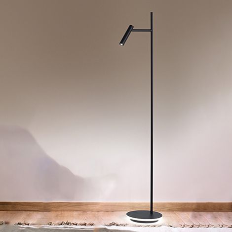 Piantana Moderna Gambo Metallo Nero Acrilico Led 6W 3000K (1/2)