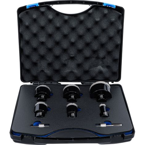 BGS  Juego  brocas  diamante  20  -  68  mm  8  piezas  -  74275 (1/4)