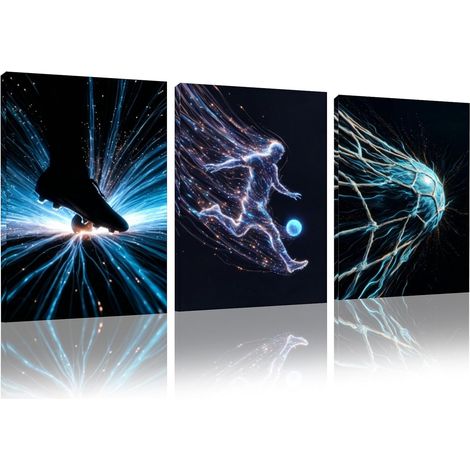 Peinture sur Toile 3 Image Set Toile Affiche 40x30 Deco Mural (1/5)