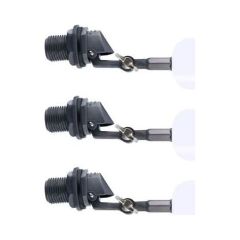 3 Pièces Flotteur de Boule d'eau Fiable Fermer 1/2 Pouce Remplir Le Réservoir d'eau de l'Humidificateur, Robinet à Tournant Sphérique, Soupape de Rechang (1/5)