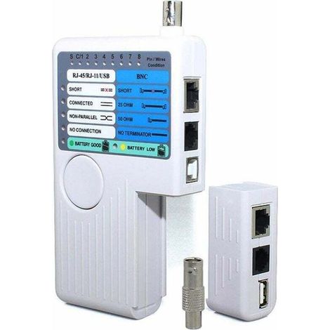 Testeur de câbles réseau RJ11 RJ45 USB BNC pour câble suivi UTP STP LAN (1/4)