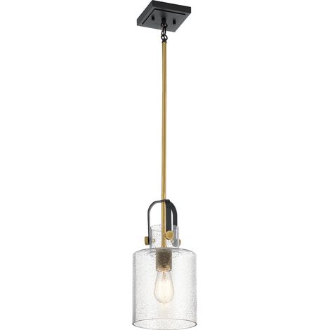 Elstead Kichler Kitner Dome Suspension Plafonnier Laiton Naturel (1/5)