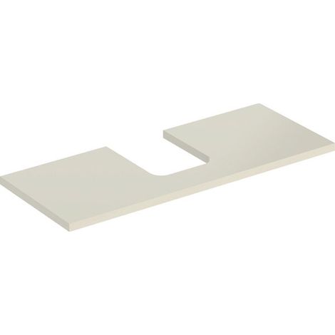 Geberit ONE Plaque de lavabo, découpe au centre, pour lavabo à (1/2)