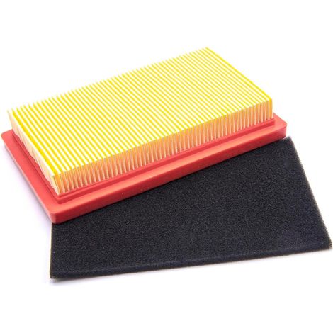 Kit filtre à air orange et noir pour tondeuse Honda GVX 150, MTD 1P61 EH, protection moteur (1/5)