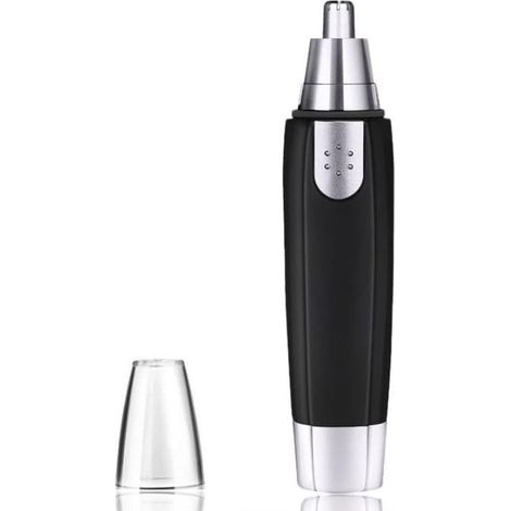 Tondeuse nez et oreilles électrique - Unisexe - Étanche - Portable - Avec étui anti-poussière - Pour nez, oreilles, sourcils et poils du visage (1/5)