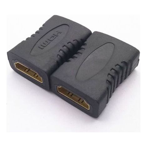 Adaptateur de Coupleur HDMI, 2-Pack Plaqué Or Femelle vers Femelle 4K HDMI Coupleur HDMI Extenseur-Adaptateur et connecteur pour câble courant faible (1/5)