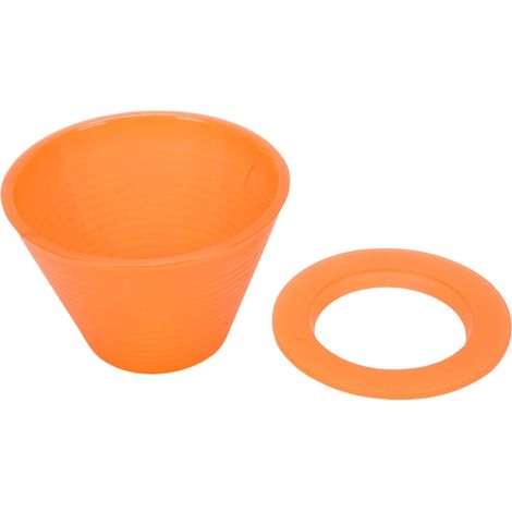 Wiederverwendbarer Kegelfilter aus Polypropylen, multifunktionale Basis, 155 Tropfen, ideal für Zuhause und unterwegs
