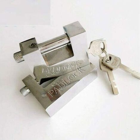 Cadenas de sécurité, 50 mm, en acier inoxydable, antivol, pour installation domestique et usage quotidien.-AquaForge (1/5)