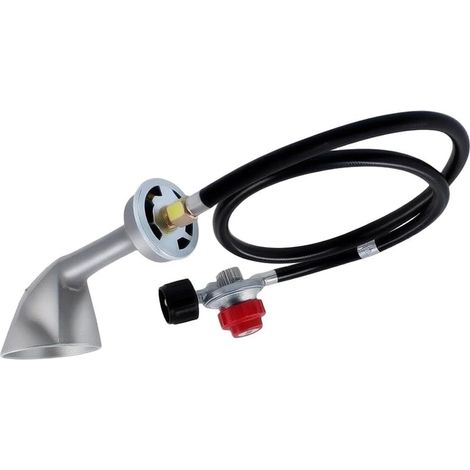 Régulateur de pour gaz 20 PSI avec Brûleur en Fonte pour Friteuse Régulateur de pour gaz Propane 0-20 PSI avec Brûleur en Fonte, Tuyau 1,5m pour Friture de Dinde (1/5)