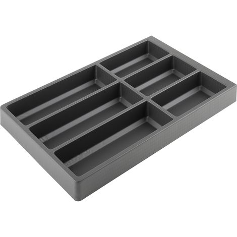 SANS MARQUE Range-couverts Kristall soft Touch 546x300x2,8mm noir
