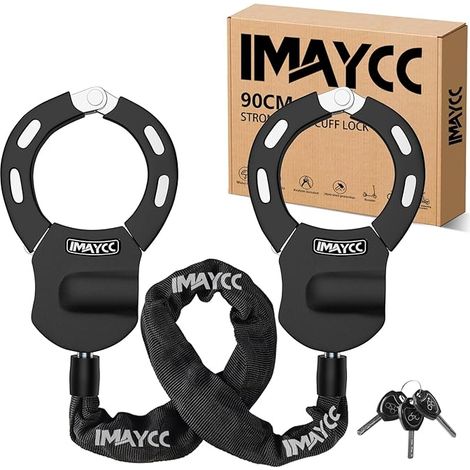 Menottes Antivol Cadenas Trotinette Electrique, Vélos, Trottinettes, Poussettes, Moto Adulte, Portail, Clôture