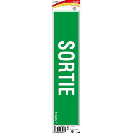 Panneau Sortie - Vinyle adhésif 330x75mm - 4035925