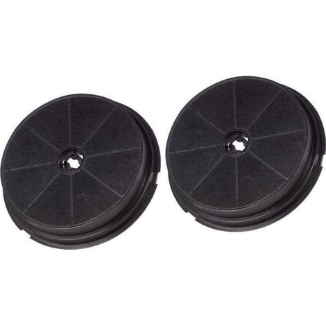 Sparset - 2 Stück universeller Aktivkohlefilter D180 - für Dunstabzugshauben - ersetzt Wpro CHF180 ( 484000008647 )