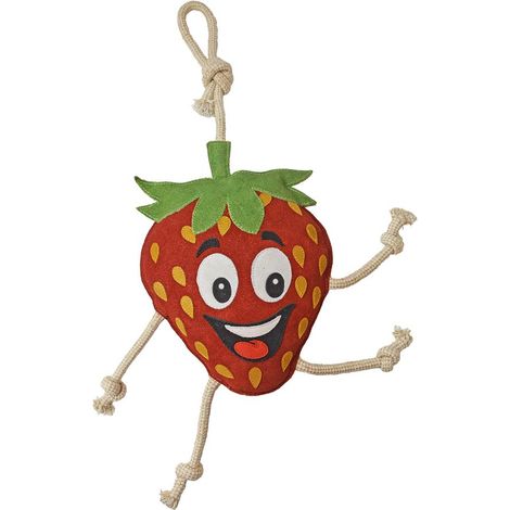 Gioco per cavalli a forma di fragolina da appendere