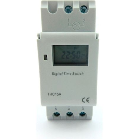Programador horario digital 24V AC/DC (1/2)