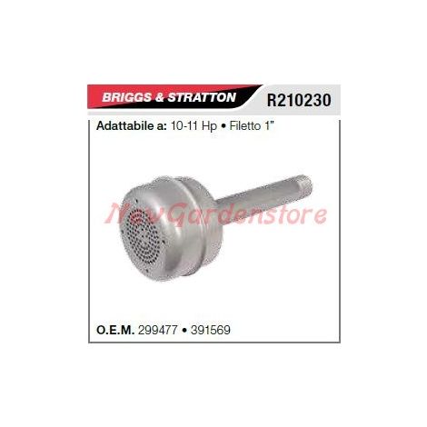 B&S Schalldämpfer Schalldämpfer Rasenmäher Mäher 10-11 PS R210230