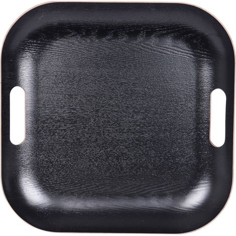Table Passion - Plateau carré 39 cm noir (1/2)