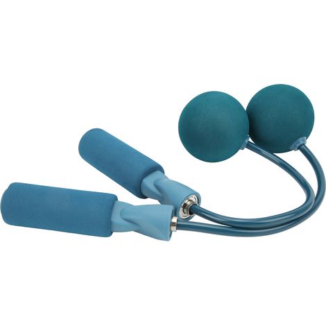 Corde à sauter sans corde pour le fitness, l'entraînement sportif et la combustion des graisses, pour hommes, femmes et enfants (bleue) (1/5)