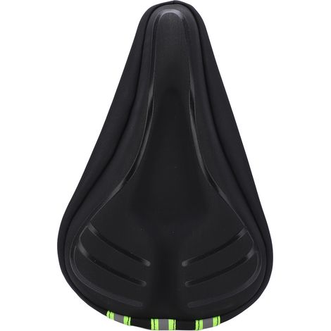 Housse de Selle en Gel pour VTT et Vélo de Route, Confortable et Antidérapante, Noir (1/5)