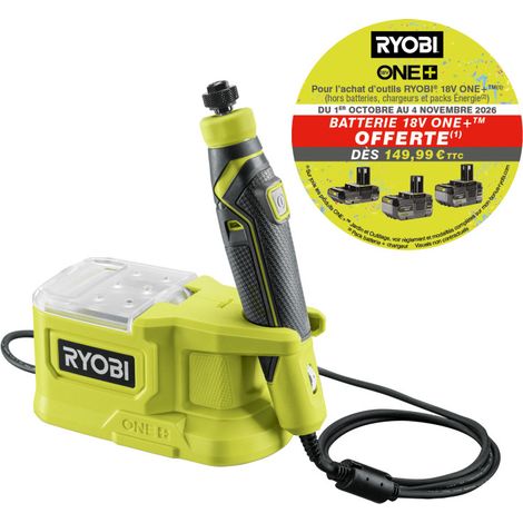 RYOBI Mini outil multifonction 18V One+ - Sans batterie ni chargeur - RRT18-0 (1/5)
